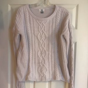 Blush Sweater with split waist